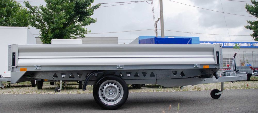 Remorca CARGO 1 ax 1300kg,aluminiu,RAR Gratuit 300x160,made in RO