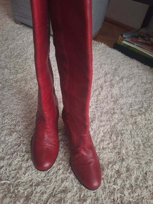 Cizme din piele damă