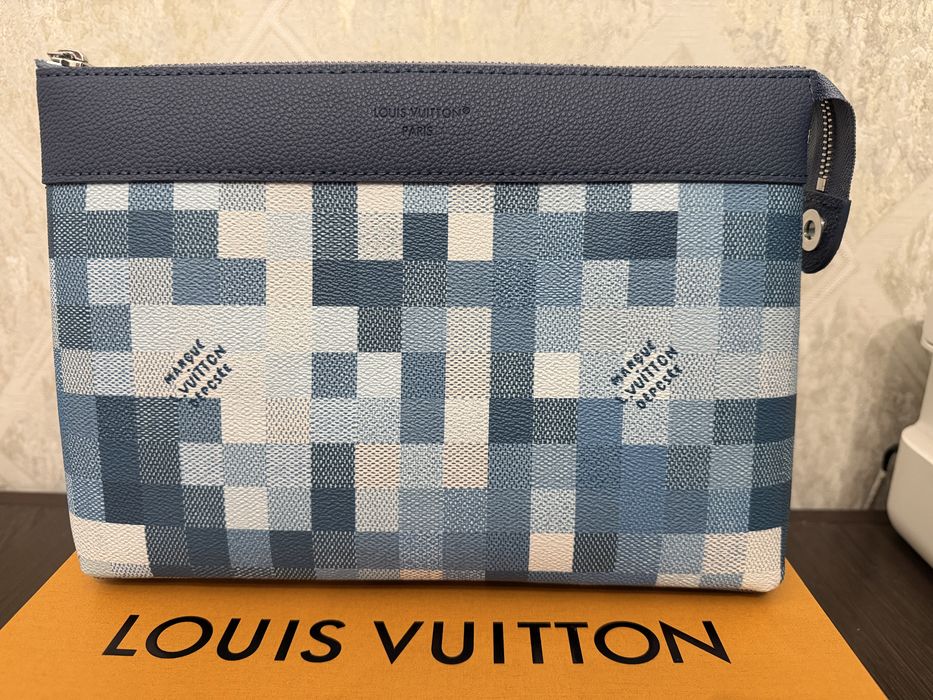 LV Damoflage pochette мужская сумка
