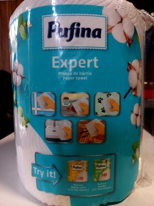 Rola mare servetele Pufina