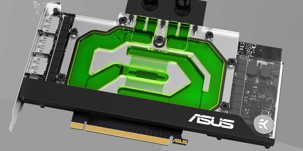 Видео карта ASUS EKWB GeForce® RTX™ 3080, 10GB GDDR6X, 320-bit