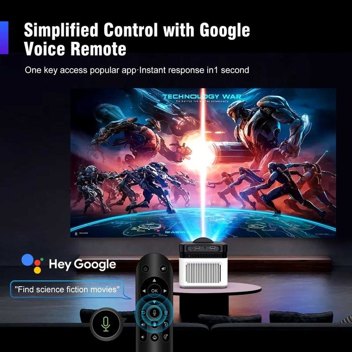 Videoproiector Smart Magcubic Ultra  HY450, 1080p, 900 ANSI, AutoFocus