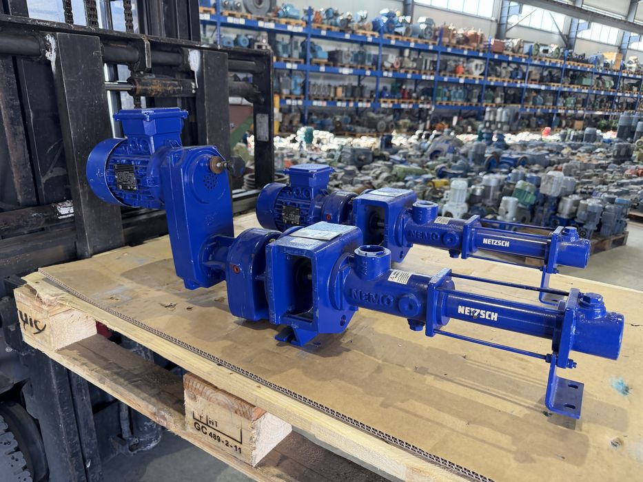 Нова шнекова/винтова помпа Netzsch 37-160 l/h