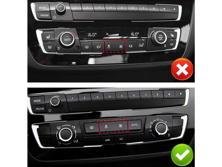Капаче на климатроник BMW 3 F30,BMW1 F20,1 E87,3 E90,X1 E84,X3 F25,X4