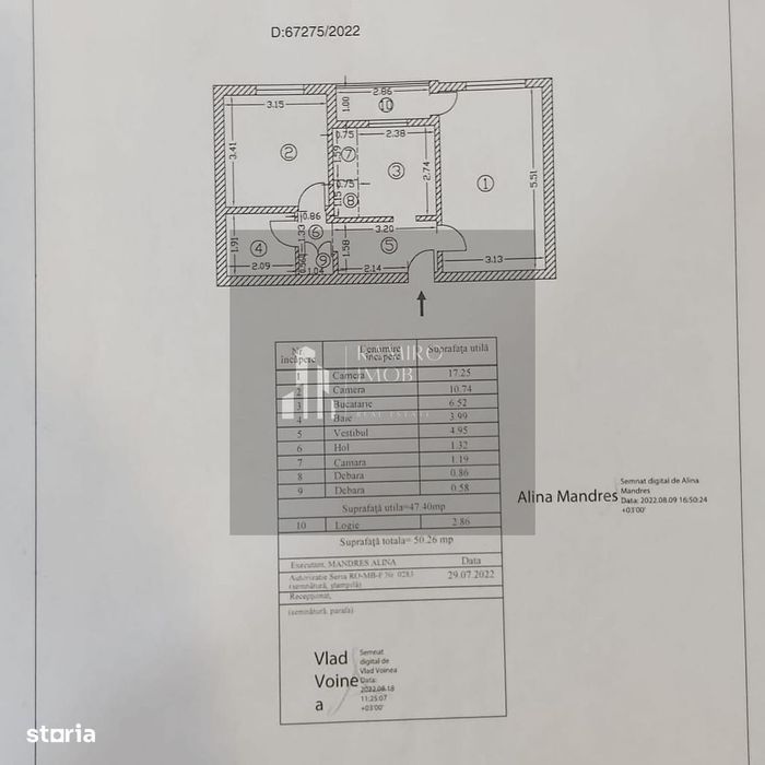 2 camere decomandat 3 minute METROU  Aparatorii Patriei xy