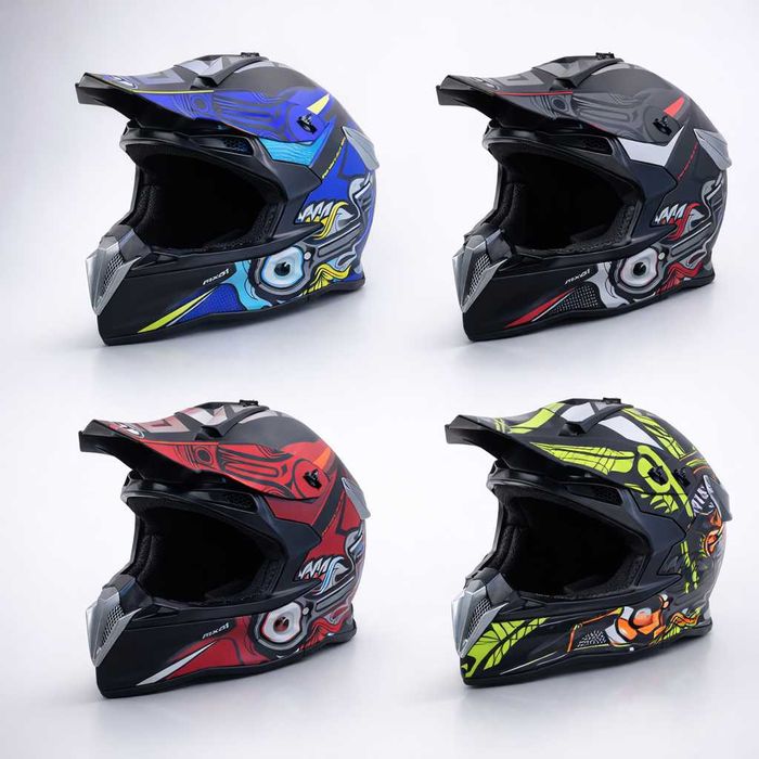 Кросова каска SPARK, Full Face, DOT Сертификат, Размер: S; M; L; XL