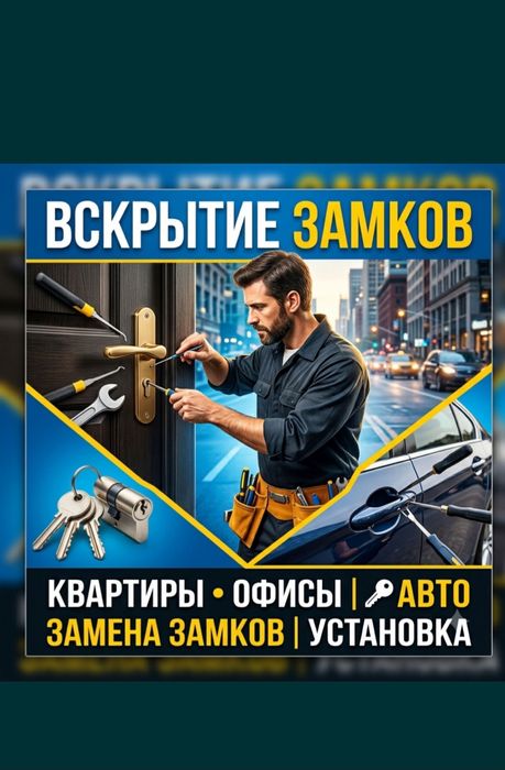 Есік ашуы. Вскрытие замков без пғң