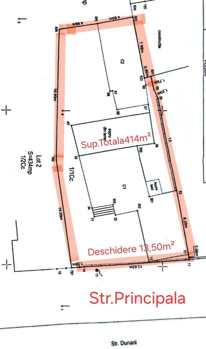 Casă bătrânească + Teren Podari (Strada Principală)