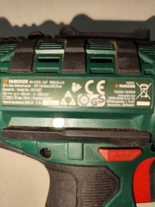 Акумулаторен винтоверт Парксайд