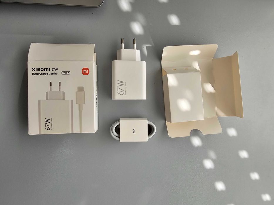 Оригинално зарядно Xiaomi 67W с кабел 6A