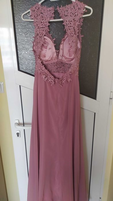 Официална дълга рокля размер М