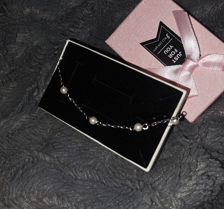 Серебро 925 браслет жемчуг