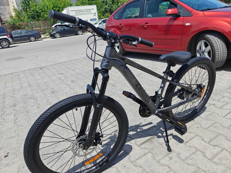 X Алуминиев велосипед 24" ZENITH сив