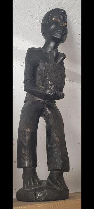 Statuetă africană, h 48  cm