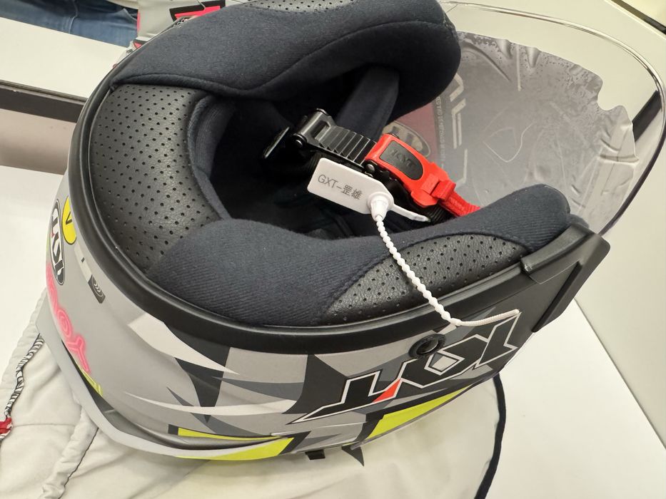 Casca moto scuter open face neon KYT Aleix 41 noua marime L M