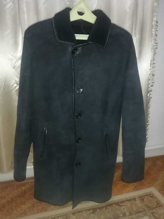 Мужская дубленка б/у 20000 тг