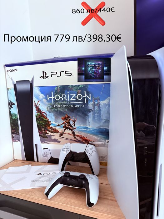 Sony PlayStation 5 Disc Edition Гаранция 12м