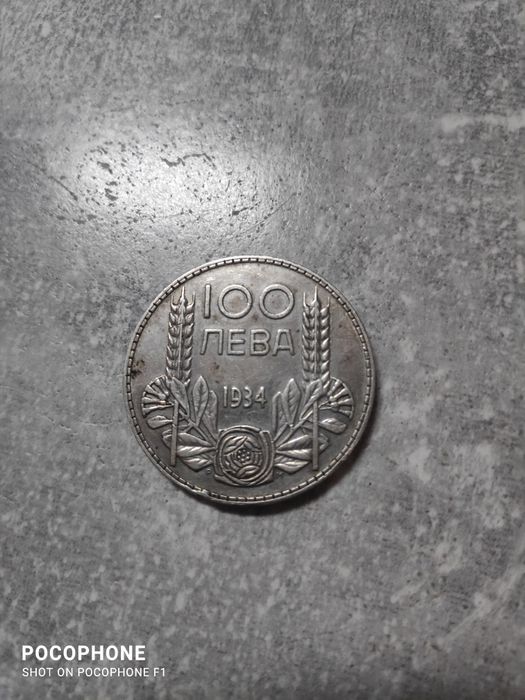 Сребърна монета 100 лв