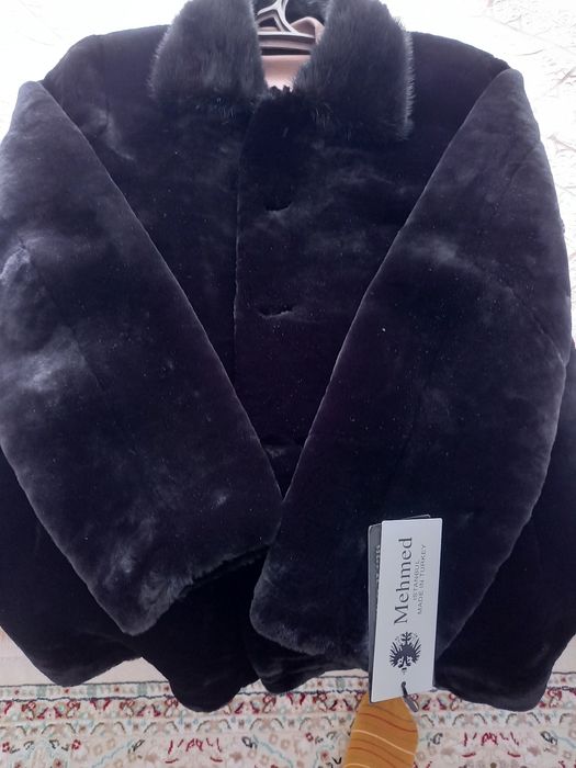 Мужская шуба мутон