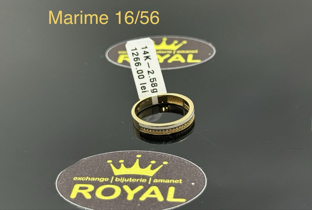 Bijuteria ROYAL : Inel AUR 14K NOU / 2.58 GR