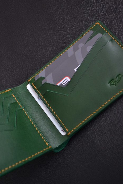 Portofel din piele naturala lucrat  Bi-fold Long CONCERIA WALPIER BUTTERO