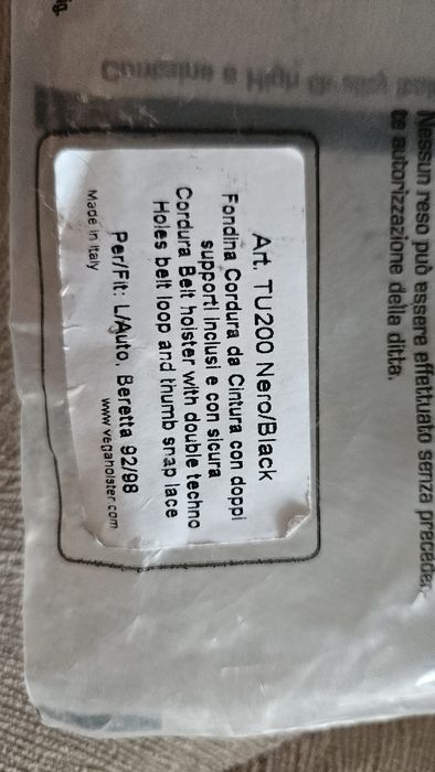 Toc pistol Vega, model TU200  92/98 Berreta