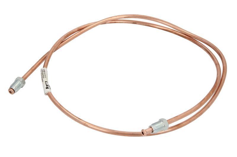 Conducta frana cupru cu niplu diametru 4,75 mm, filet exterior, Grosime perete 0,9 mm, filet M10x1/M10x1, lungime 1100 mm