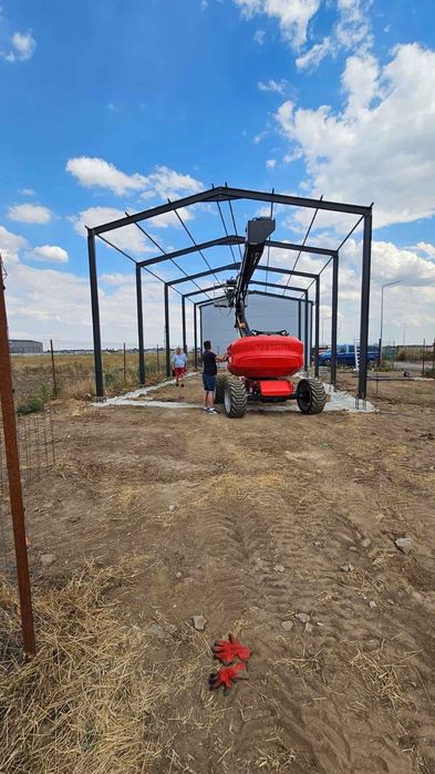Vand Stâlpi metalice și ferme metalice structura 6x20