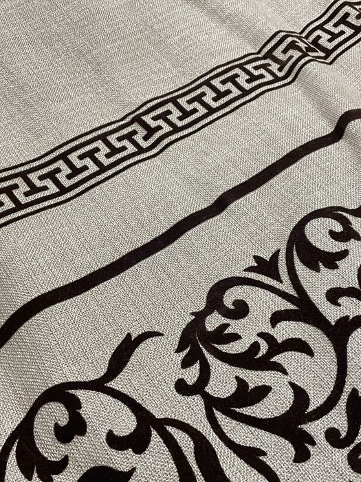 Шторы жаккард серебро