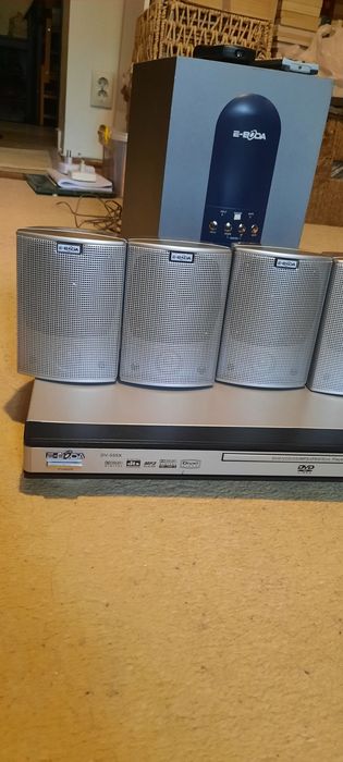 DVD + sistem SURROUND 5.1    E-BODA