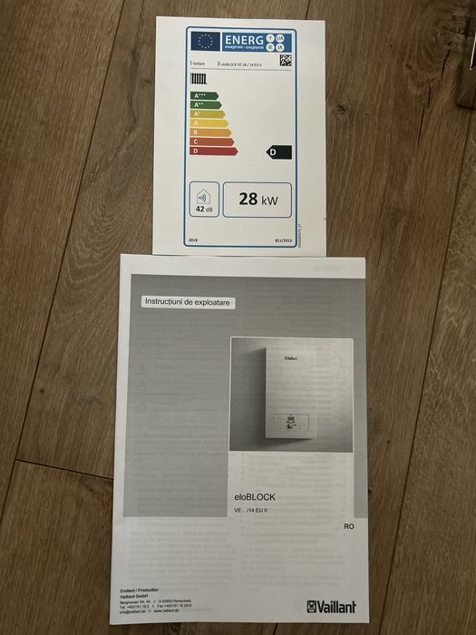 Centrala termica pompa elecrtica Vaillant 28kW