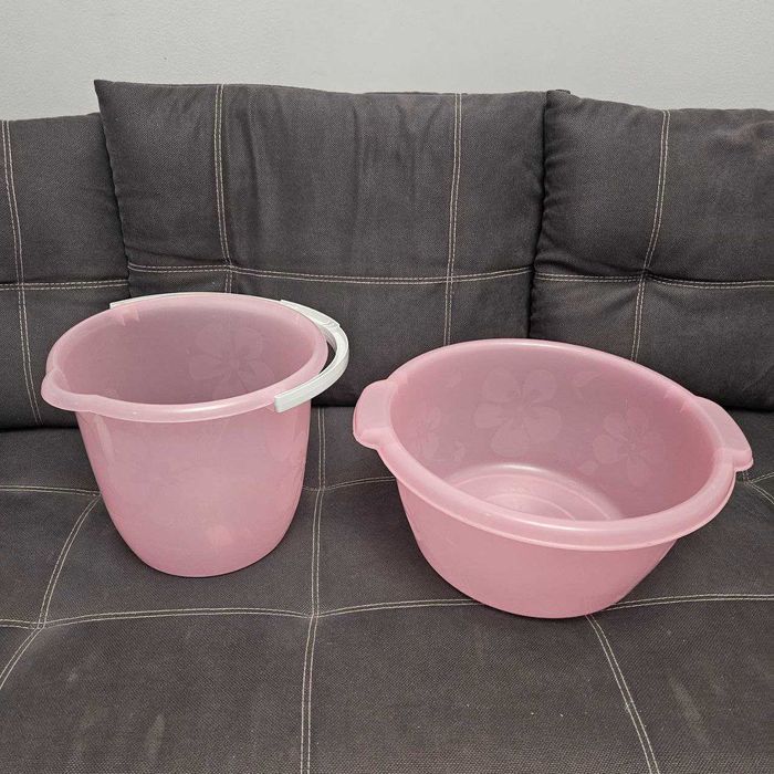 Ведро и тазик пластиковые