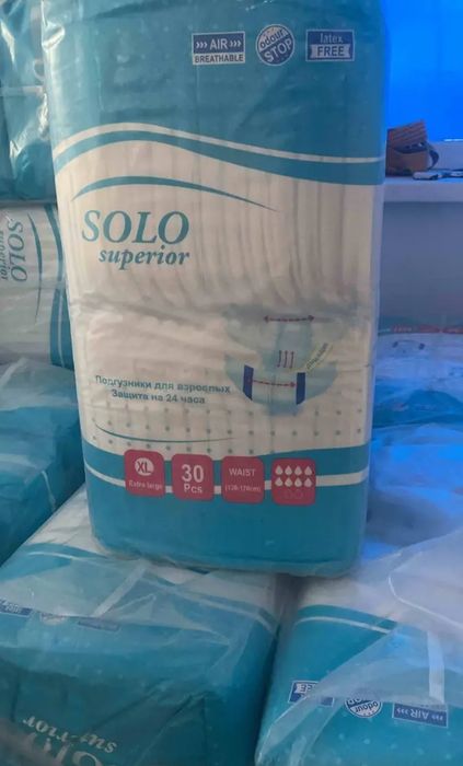 Памперсы Solo XL- 4 пачки