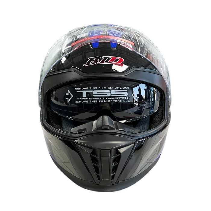 Мото каска с вградени очила мотокрос АТВ скутер мотор ATV