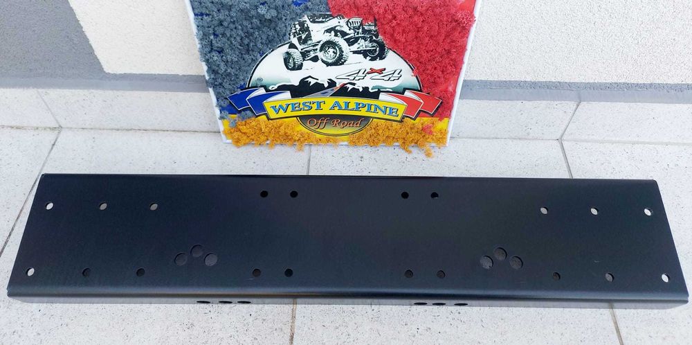 Placa montaj troliu universala 8500-16800 lbs - 92 cm x 18 cm x 4 mm