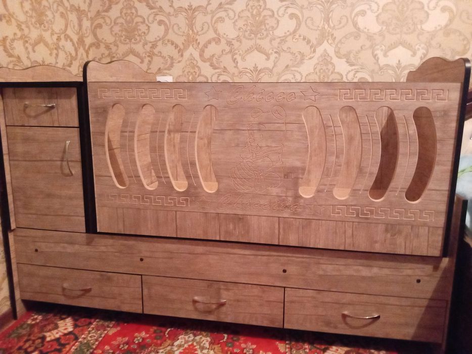 Детская кровать 3 в 1 / Bolalar kravati chicco