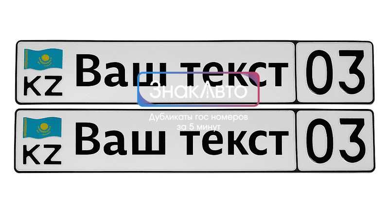 Дубликат госномера в оригинале 1в1