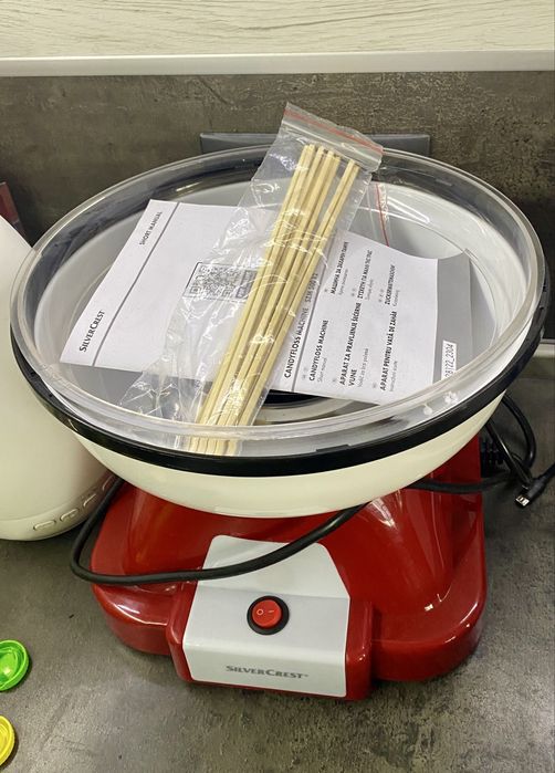 Машина за захарен памук Silvercrest Candyfloss Machine (500W)