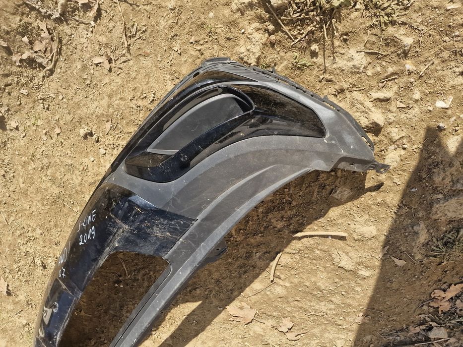 Audi Q7 s-line 2019 задна броня дифузьор