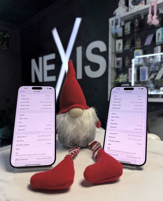 Magazin Telefoane / iPhone 16 Pro Max 256-512GB/ Black/ Garantie