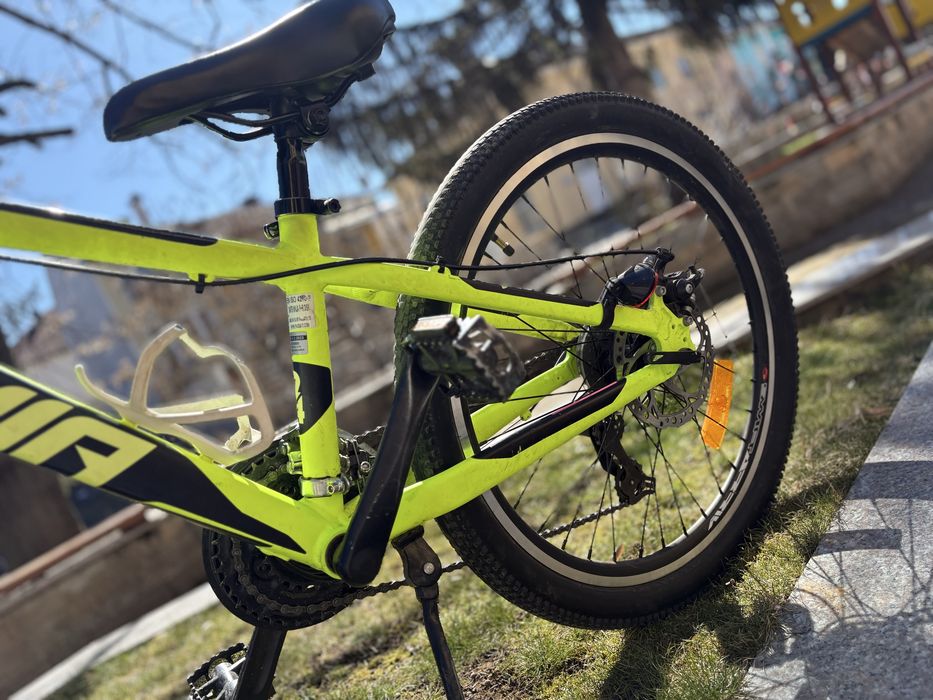 24MTB NINJA – Детски велосипед 24” с 21 скорости и дискови спирачки