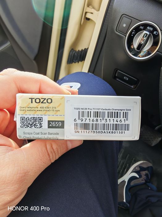 Tozo NC20 pro led display чисто нови black, champagne gold