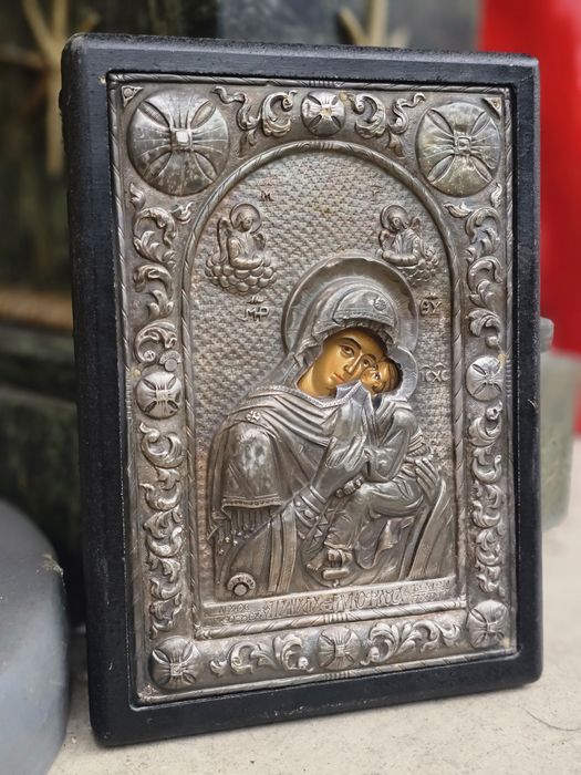 Старинни сребърни икони проба  950