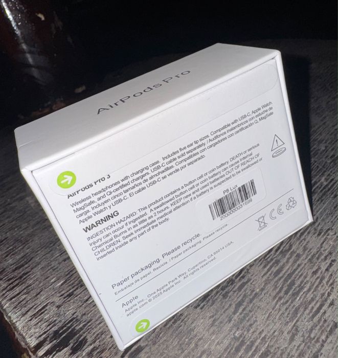 Airpods pro 3 оригинал 07.2026г