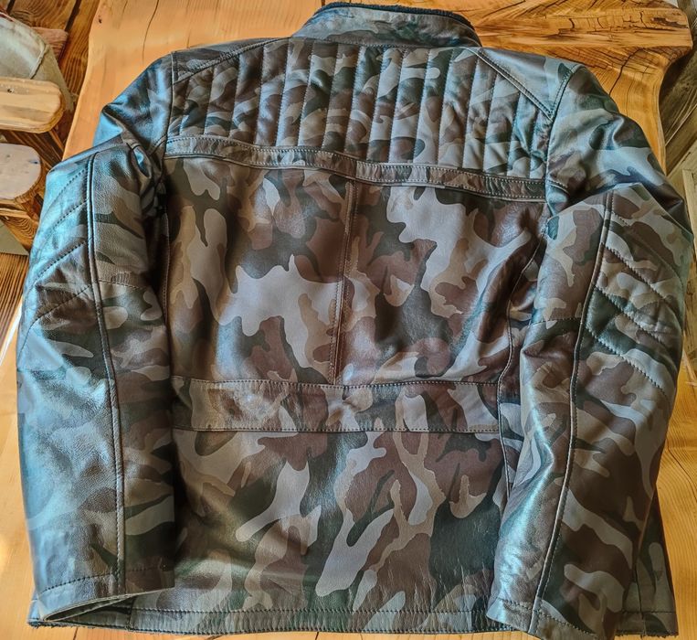 Ново Кожено яке Korona камуфлажно естествена кожа лимитирана серия ХЛ