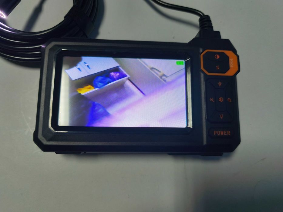 Camera endoscop industrial 5 m cu ecran lcd 11 cm