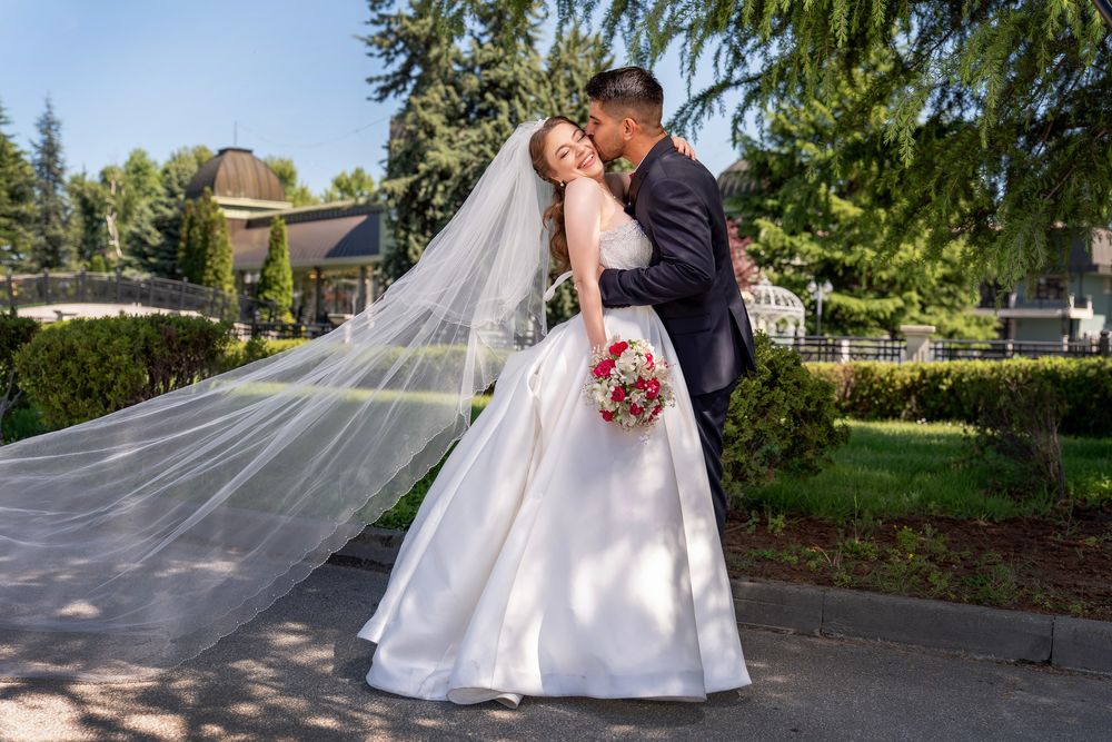 Воал, сватбено було