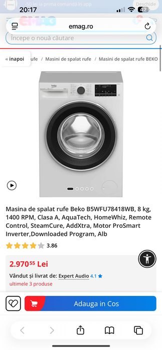 Masina de spalat  rufe BEKO