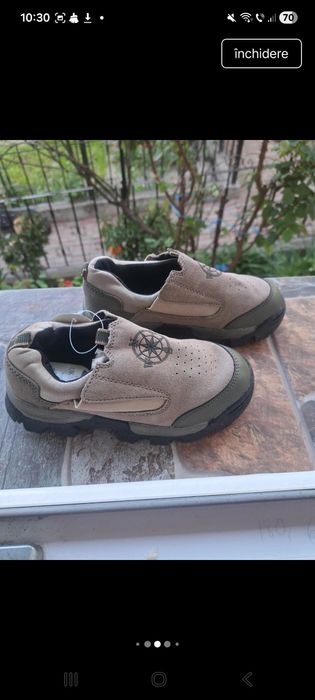 Adidași drumeție copii din piele naturală,  Mothercare, Vera Pelle (32)