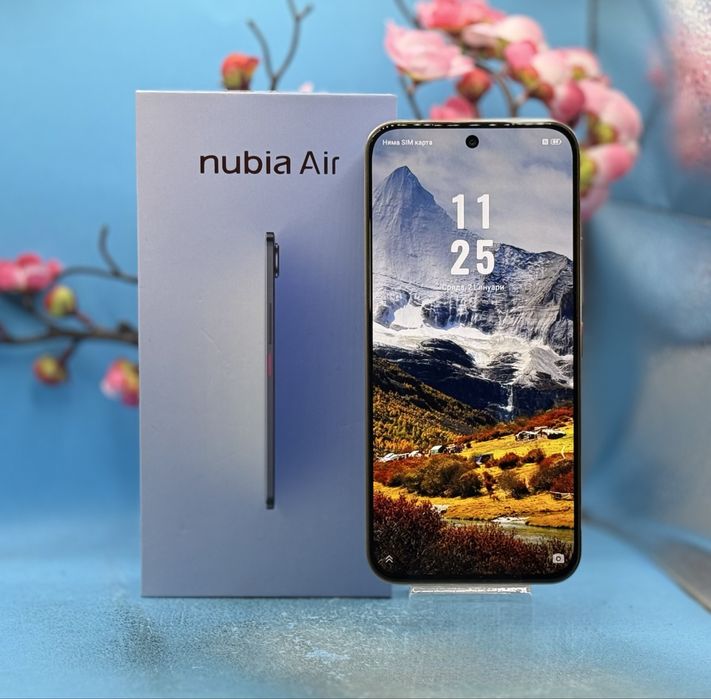 Смартфон ZTE nubia AIR, Dual SIM, 8GB, 256GB, 5G, Titanium Desert